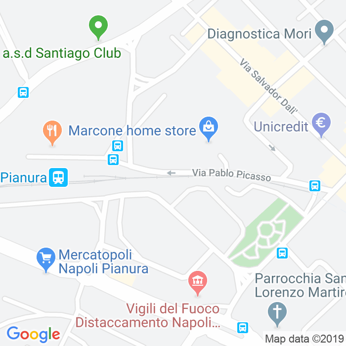 CAP di Via Pablo Picasso a Napoli