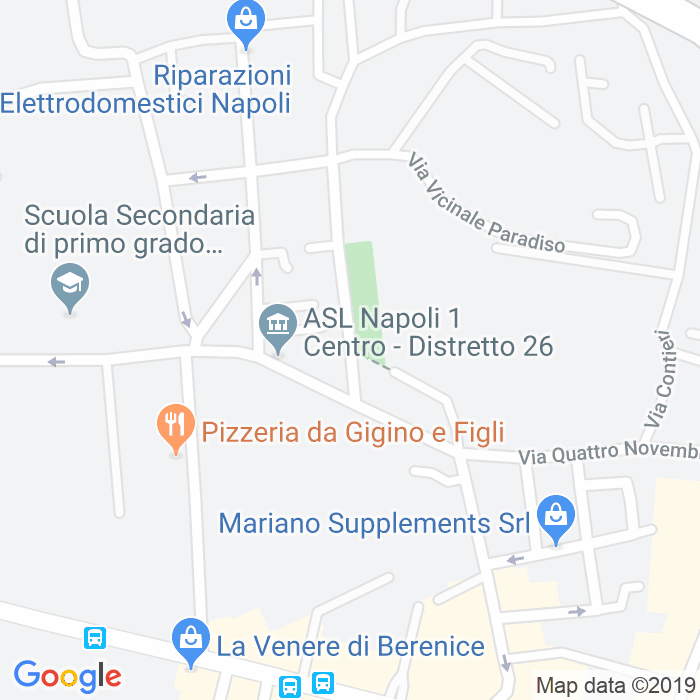 CAP di Via Paolo Grimaldi a Napoli