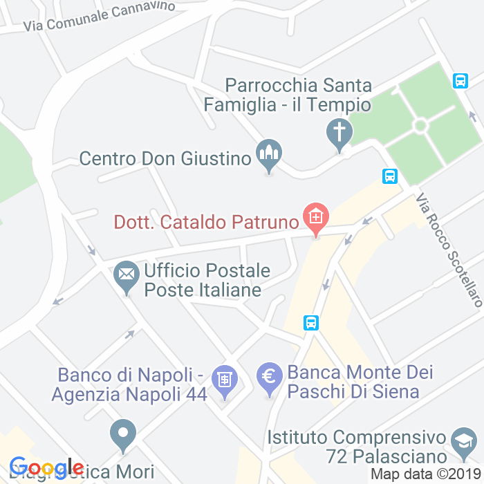 CAP di Via Parroco Giustino Russolillo a Napoli