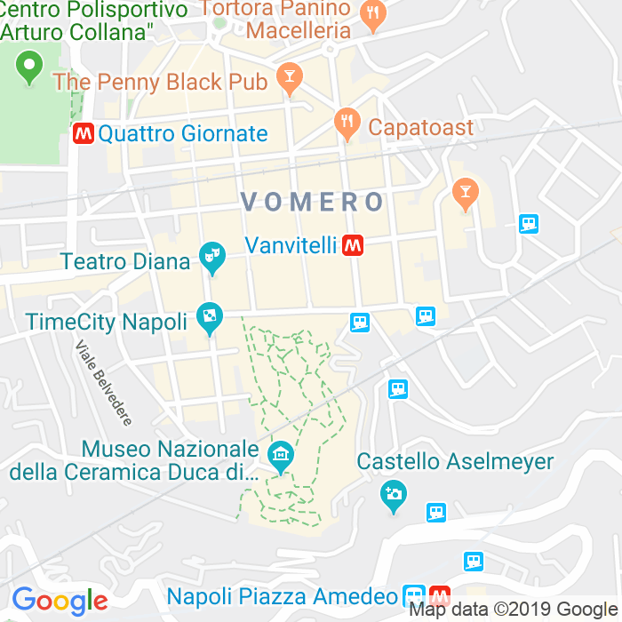 CAP di Via Domenico Cimarosa a Napoli