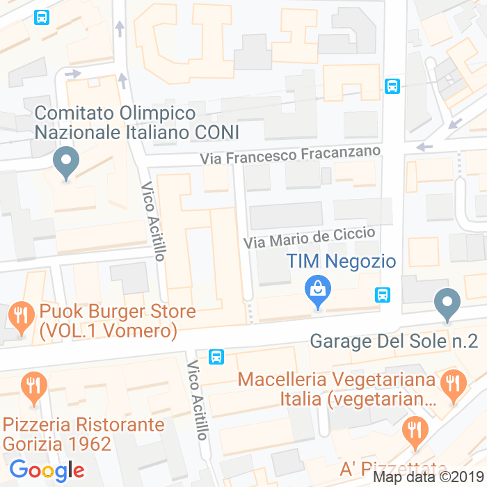 CAP di Via Florestano Rossomandi a Napoli