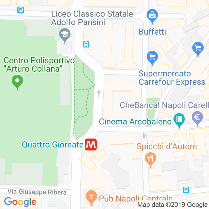 CAP di Piazza Quattro Giornate a Napoli
