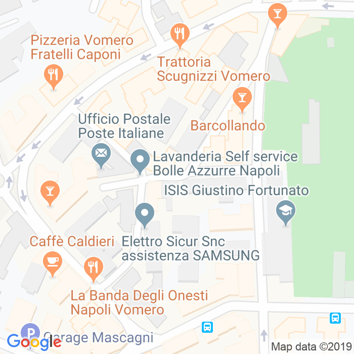 CAP di Via Adriano Tilgher a Napoli