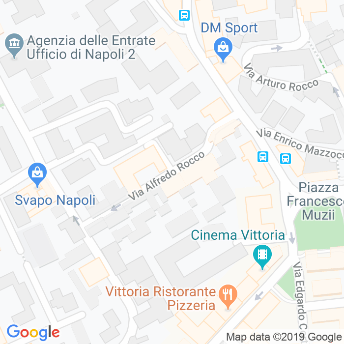 CAP di Via Alfredo Rocco a Napoli