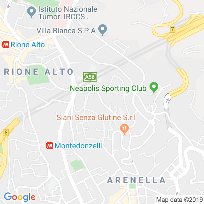 CAP di Via Domenico Fontana a Napoli