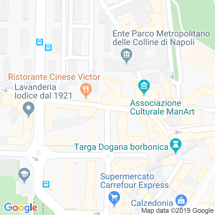 CAP di Via Don Luigi Sturzo a Napoli