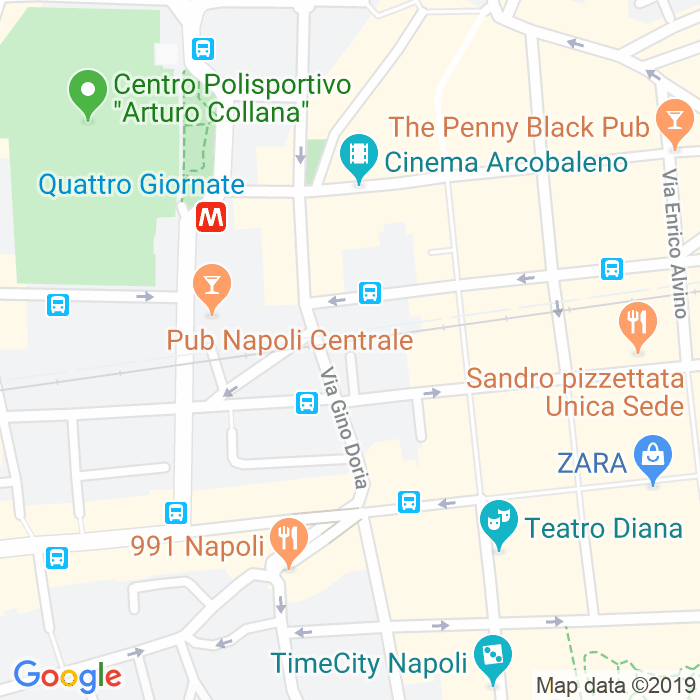 CAP di Via Gino Doria a Napoli