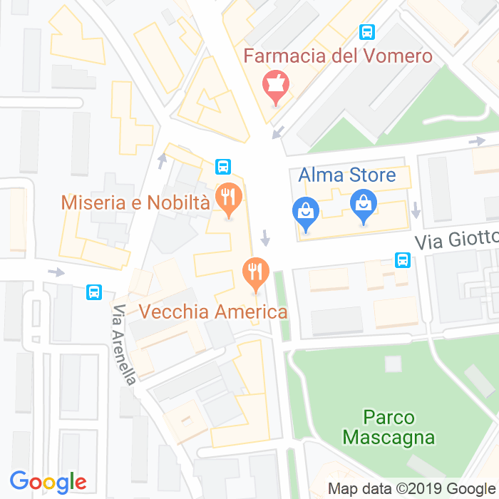 CAP di Via Giovanni Battista Ruoppolo a Napoli