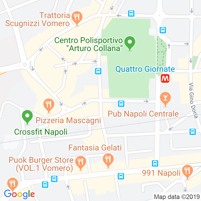 CAP di Via Giuseppe Ribera a Napoli