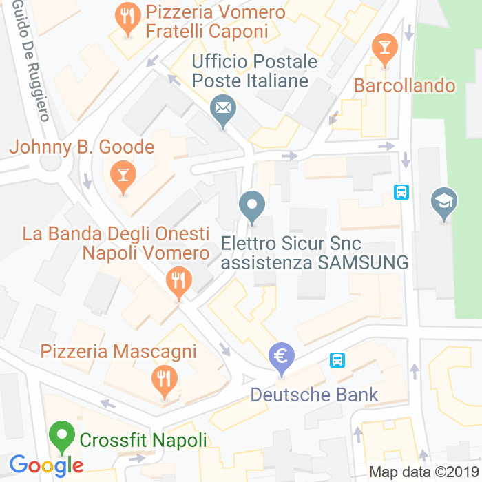 CAP di Via Guido Cortese a Napoli