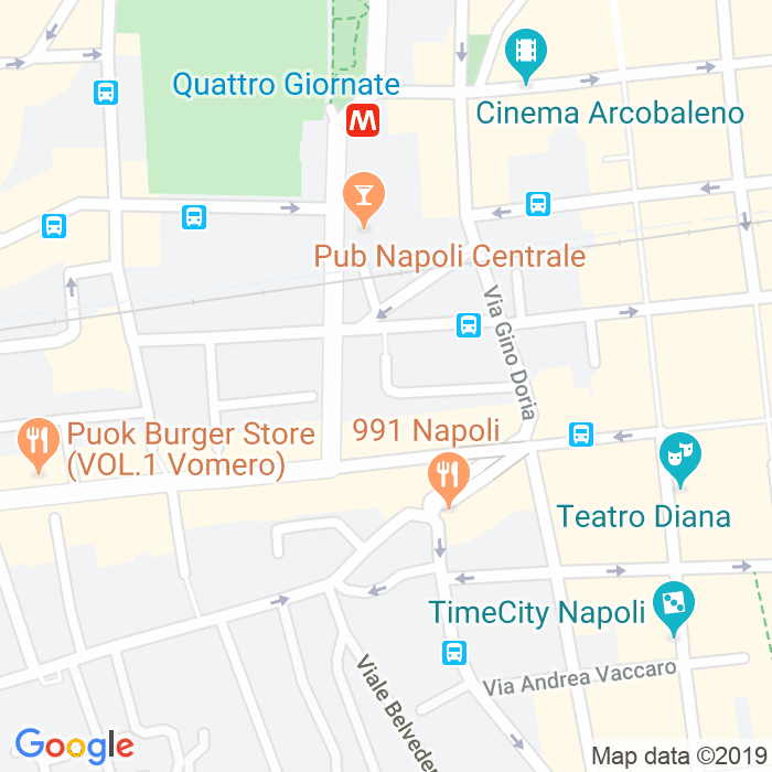 CAP di Via Mario De Ciccio a Napoli