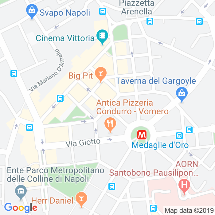 CAP di Via Nicola Antonio Porpora a Napoli