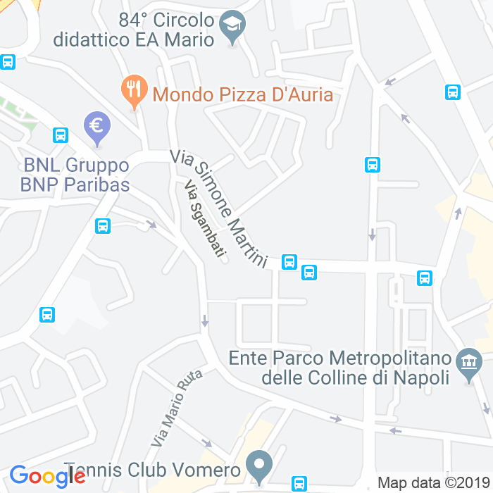 CAP di Via Simone Martini a Napoli