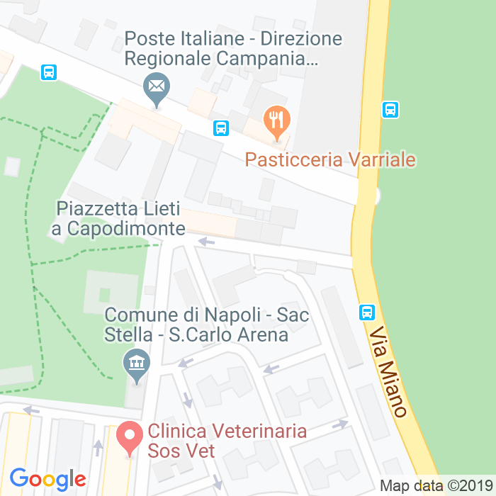 CAP di Piazzetta Lieti A Capodimonte a Napoli