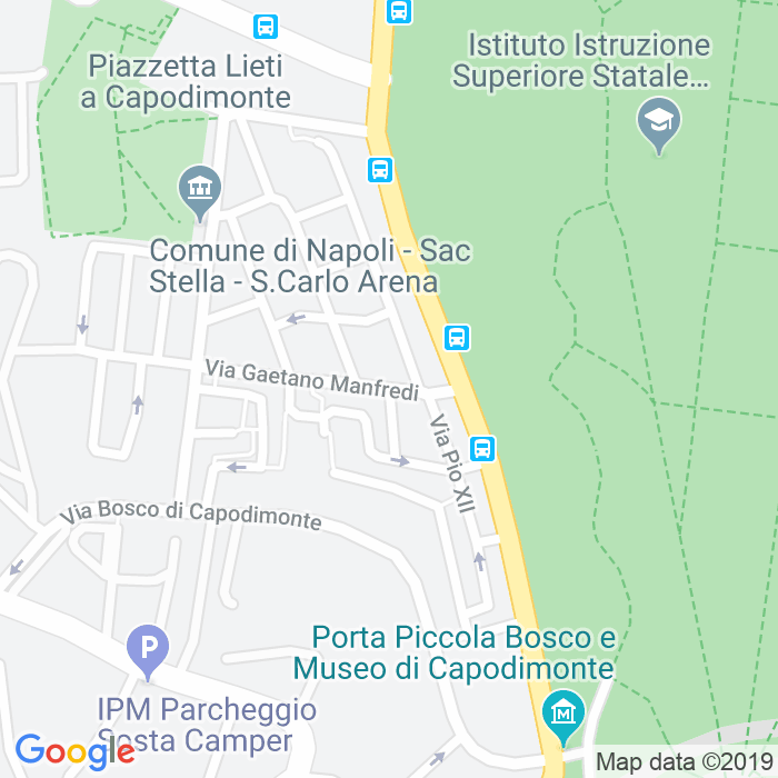 CAP di Via Gaetano Forte a Napoli