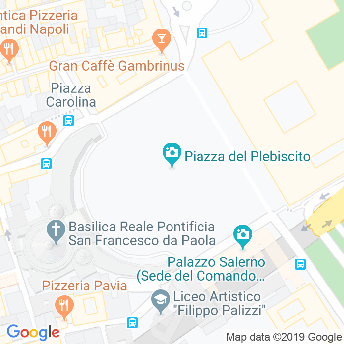 CAP di Piazza Del Plebiscito a Napoli
