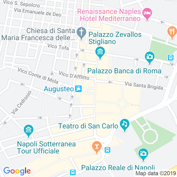 CAP di Piazza Duca D'Aosta a Napoli