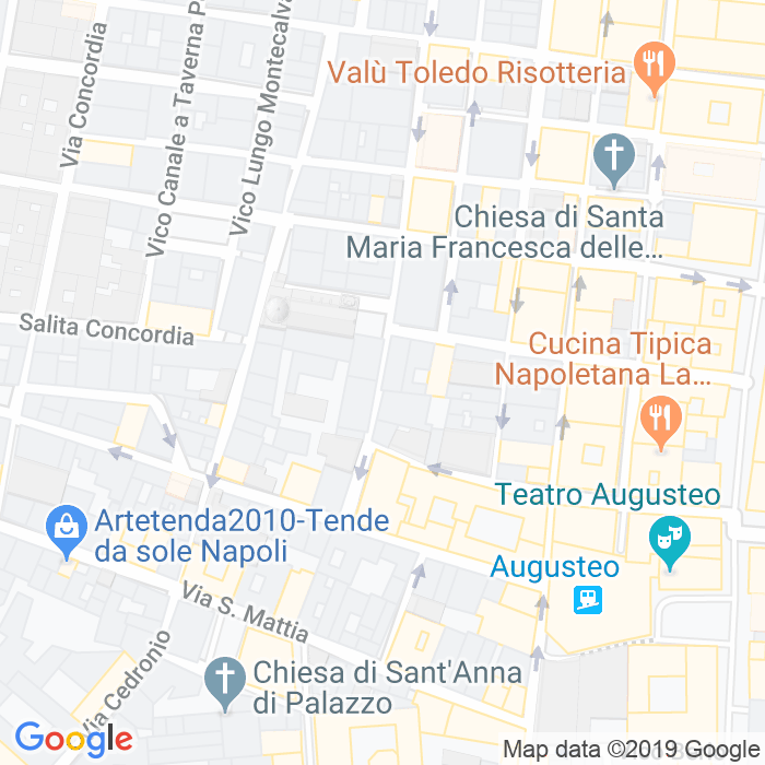 CAP di Salita Trinita'Degli Spagnoli a Napoli