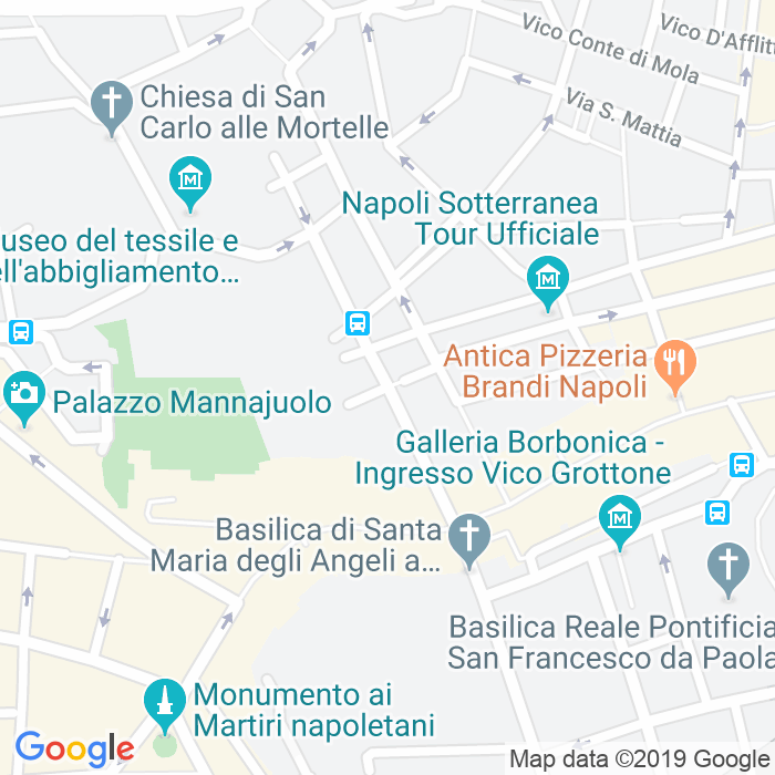 CAP di Via Giovanni Nicotera a Napoli