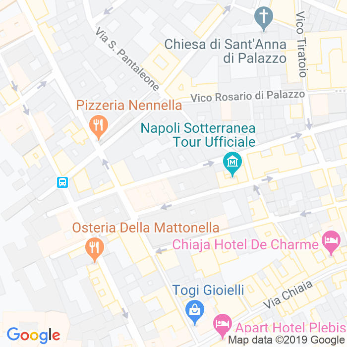 CAP di Via Santa Teresella Degli Spagnoli a Napoli