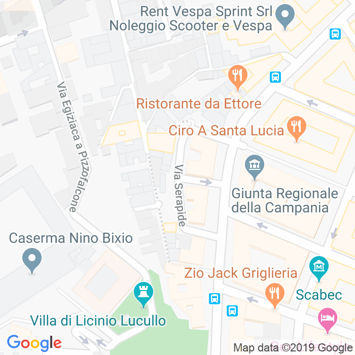CAP di Via Serapide a Napoli