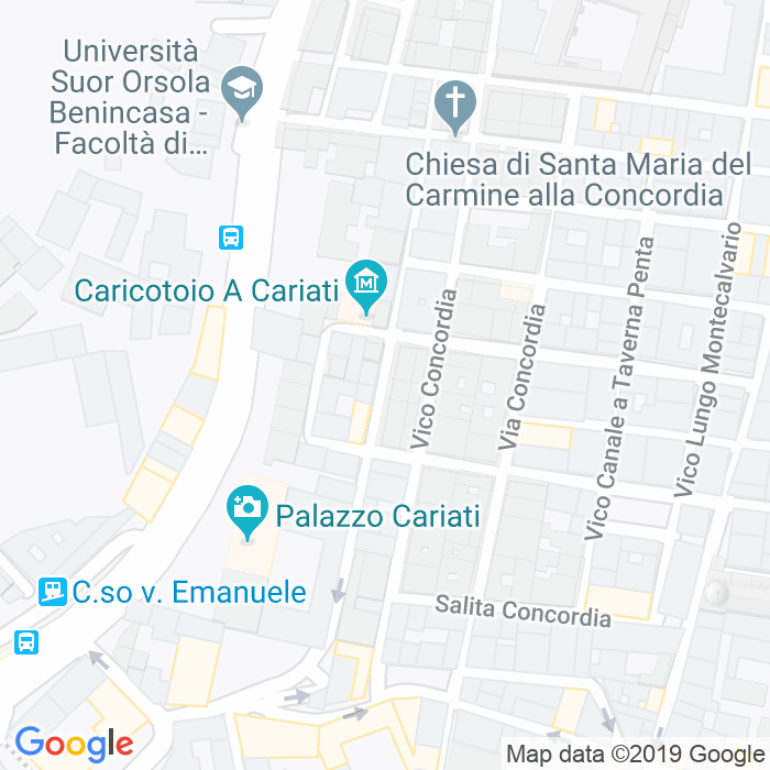 CAP di Vico Cariati a Napoli