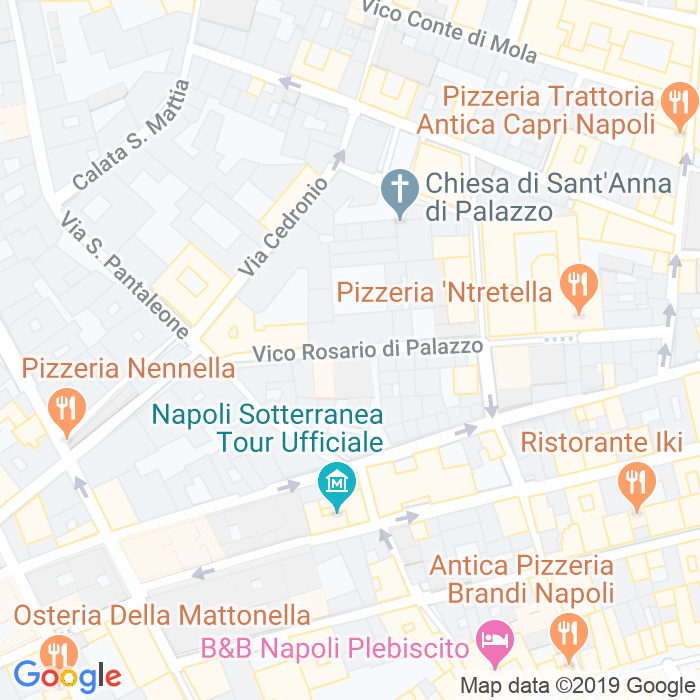CAP di Vico Rosario Di Palazzo a Napoli
