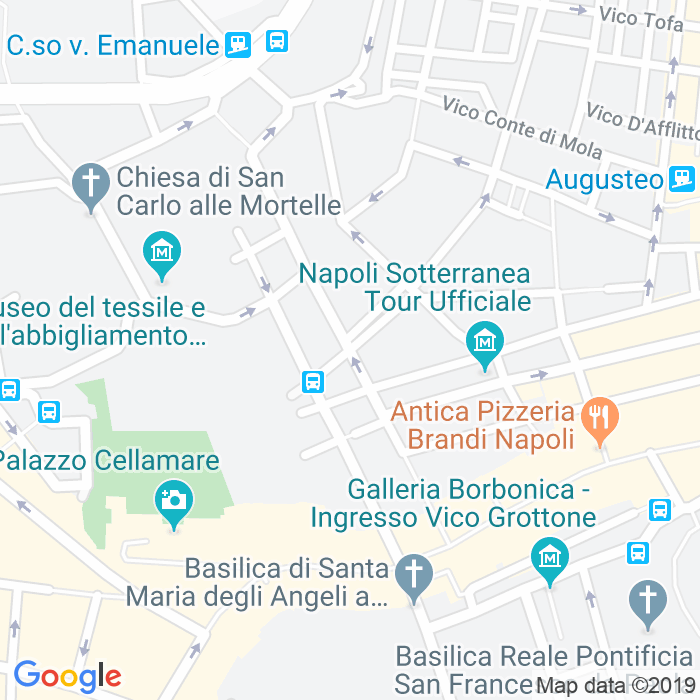 CAP di Vico Santa Teresella Degli Spagnoli a Napoli