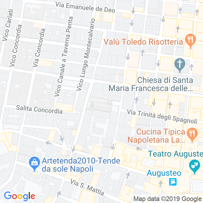 CAP di Vicoletto Trinita'Degli Spagnoli a Napoli