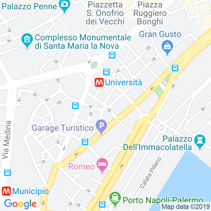 CAP di Piazza Matteo Schilizzi a Napoli