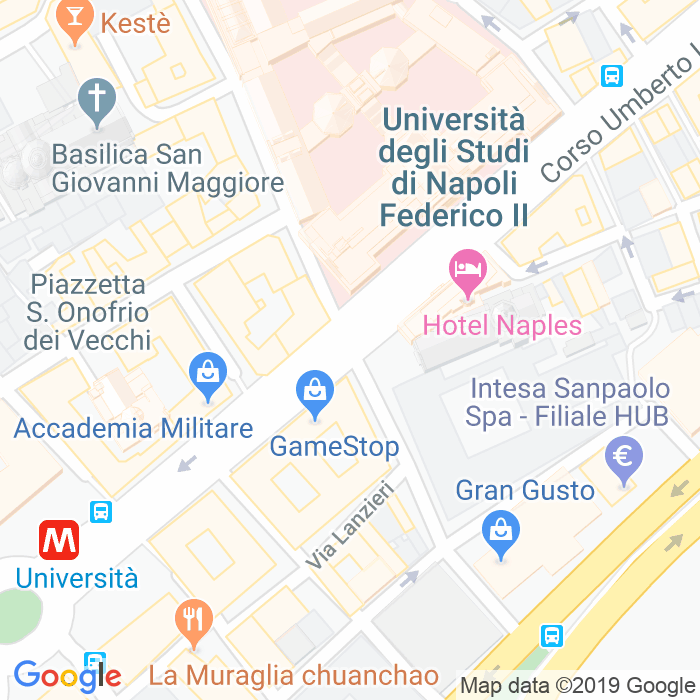 CAP di Piazza Ruggiero Bonghi a Napoli