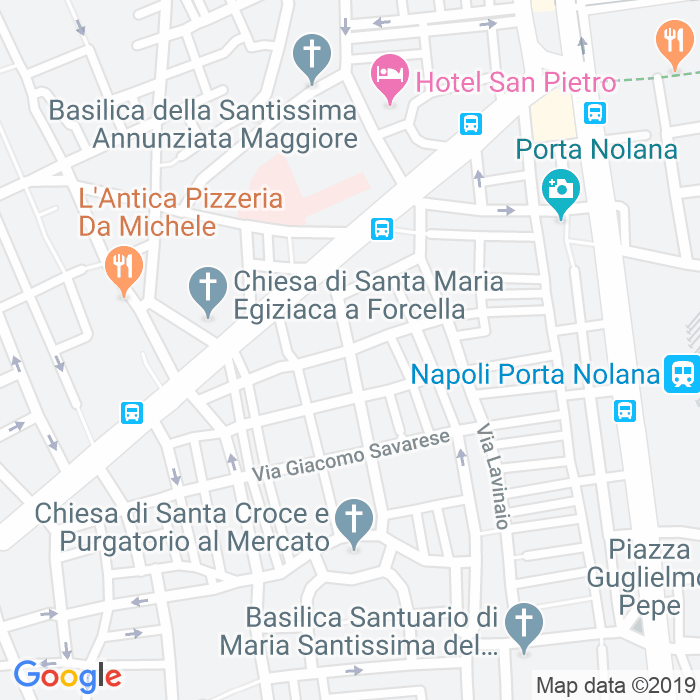 CAP di Piazza Santa Maria La Scala a Napoli
