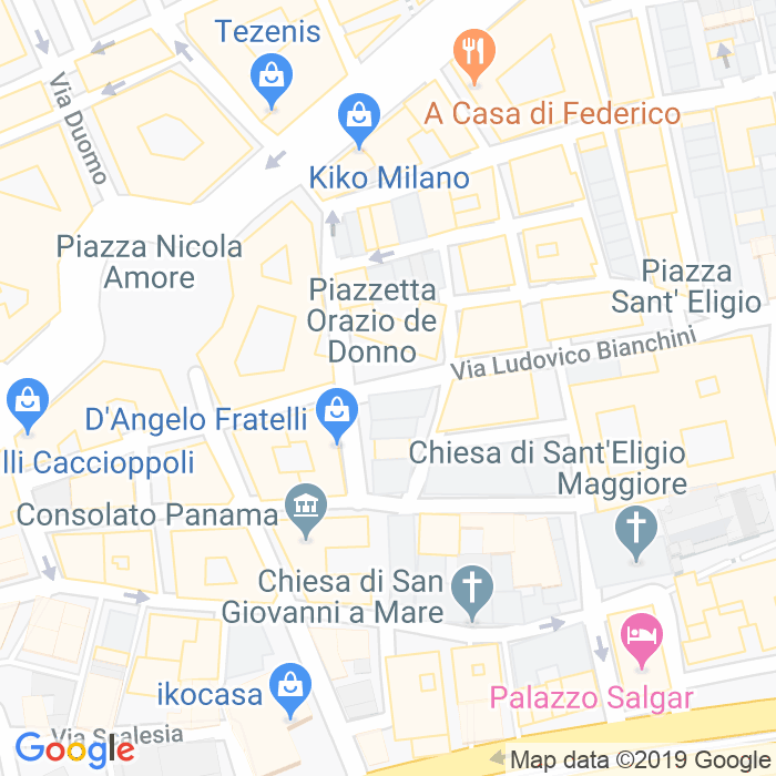 CAP di Piazzetta Oronzo De Donno a Napoli