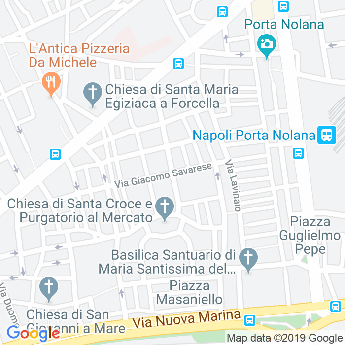 CAP di Via Antonietta De Pace a Napoli