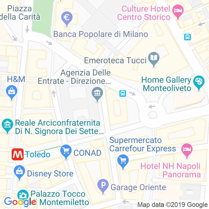 CAP di Via Fabio Filzi a Napoli