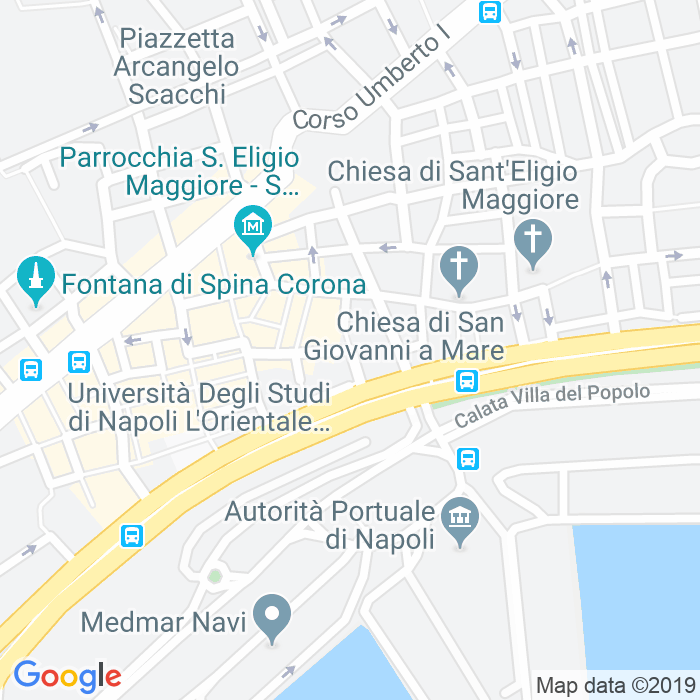 CAP di Via Giorgio Pallavicino a Napoli