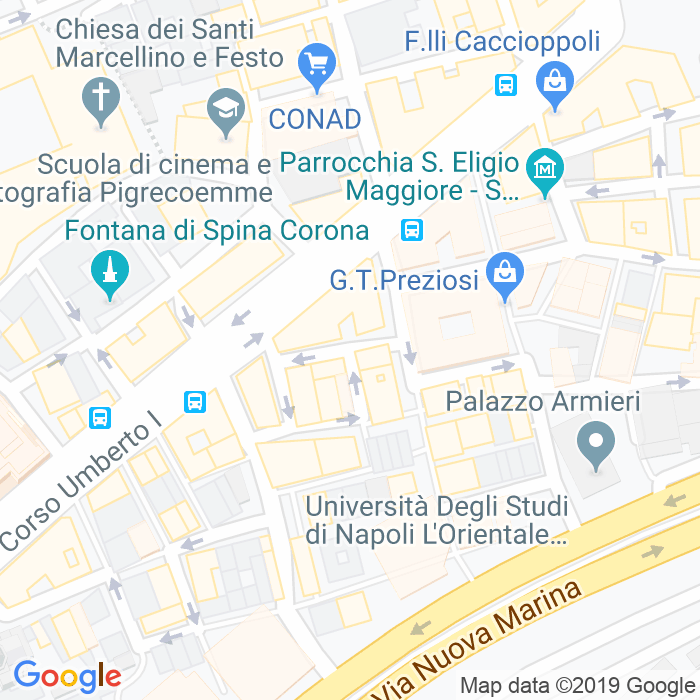 CAP di Via Guido Dorso a Napoli