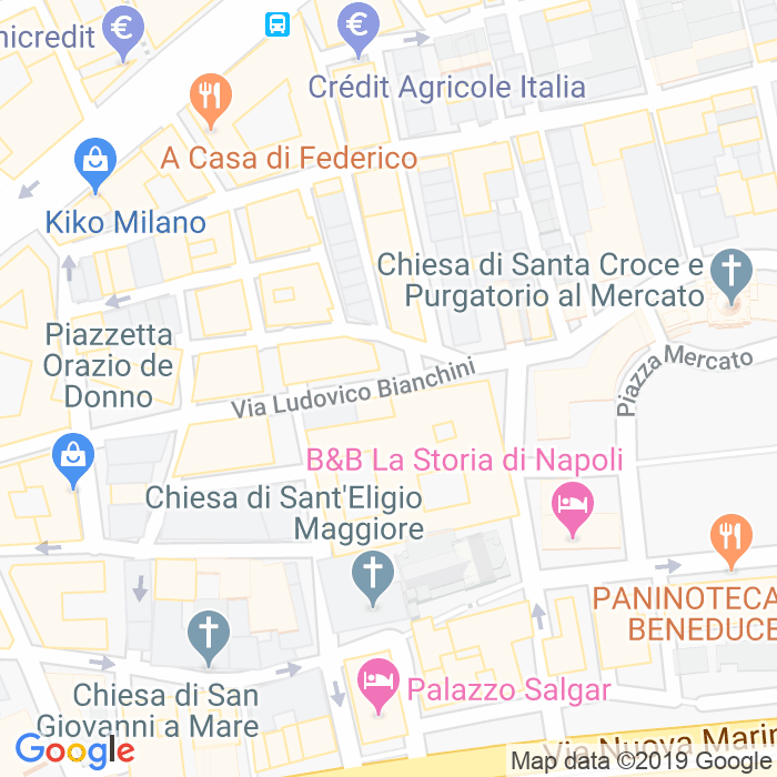 CAP di Via Ludovico Bianchini a Napoli