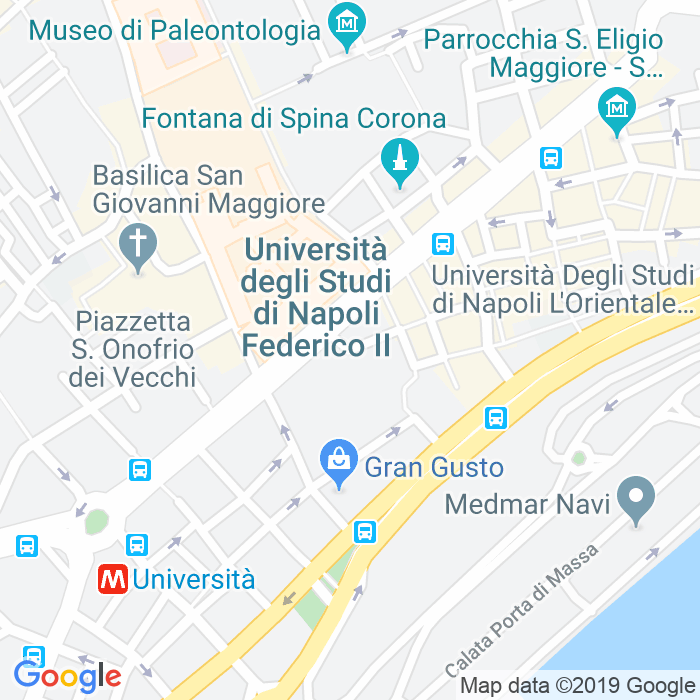 CAP di Via Luigi Palmieri a Napoli