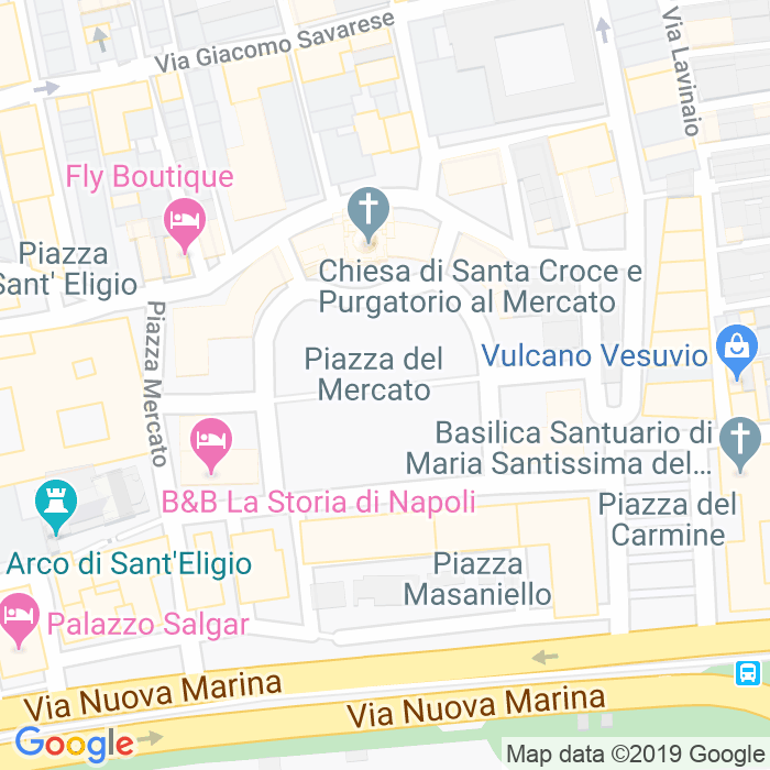CAP di Via Mercato Dei Granai a Napoli