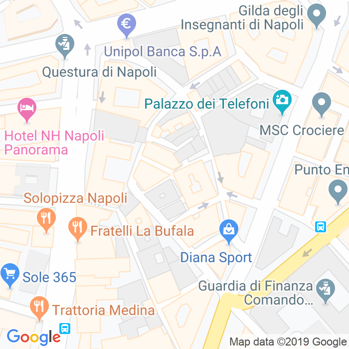 CAP di Vico Piazza Nuova a Napoli
