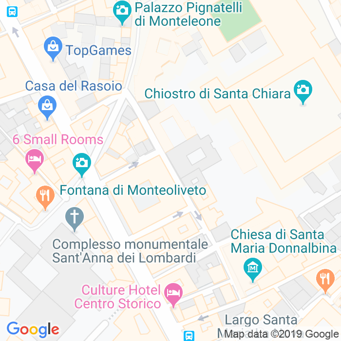 CAP di Carrozzieri A Monteoliveto (Carrozzieri Alla Posta (Via Dei)) a Napoli