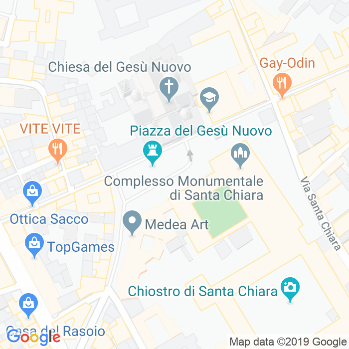 CAP di Piazza Del Gesu'Nuovo a Napoli