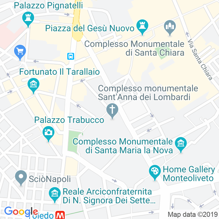 CAP di Piazza Monteoliveto a Napoli