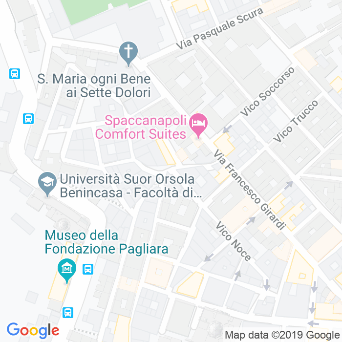 CAP di Piazzetta Parrocchiella Santa Maria Ognibene a Napoli