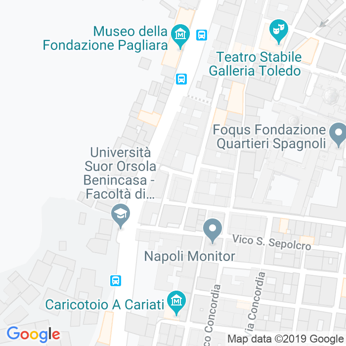 CAP di Salita Santa Lucia Al Monte a Napoli