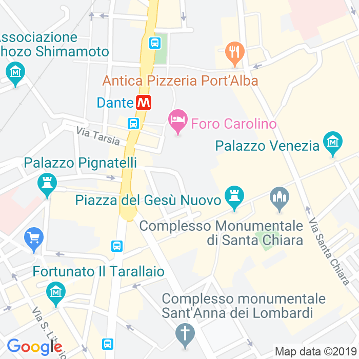 CAP di Via Cisterna Dell'Olio a Napoli
