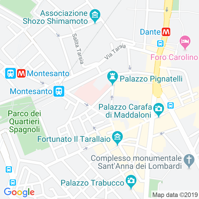 CAP di Via Dei Pellegrini a Napoli