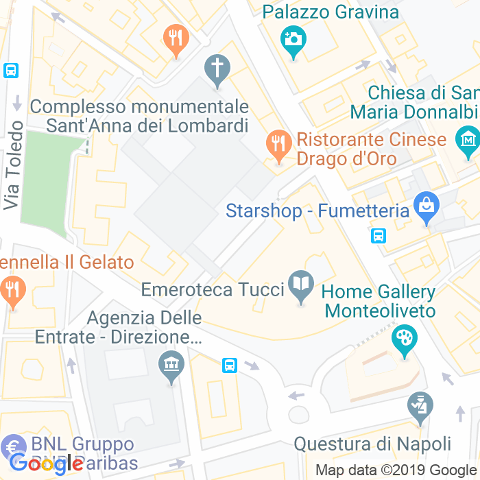 CAP di Via Del Chiostro a Napoli