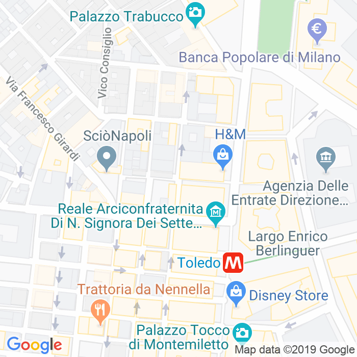 CAP di Via Monte Poveri Vergognosi a Napoli